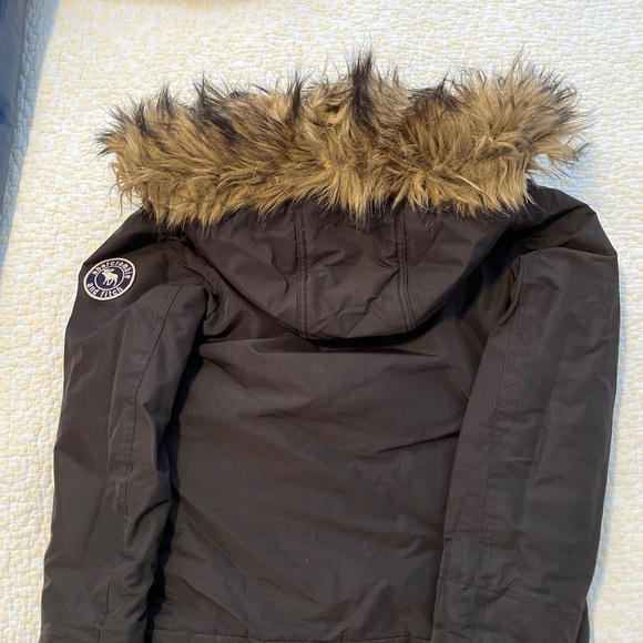 Abercrombie Kids Winter Parka Size Small - Black - Picture 10 of 16